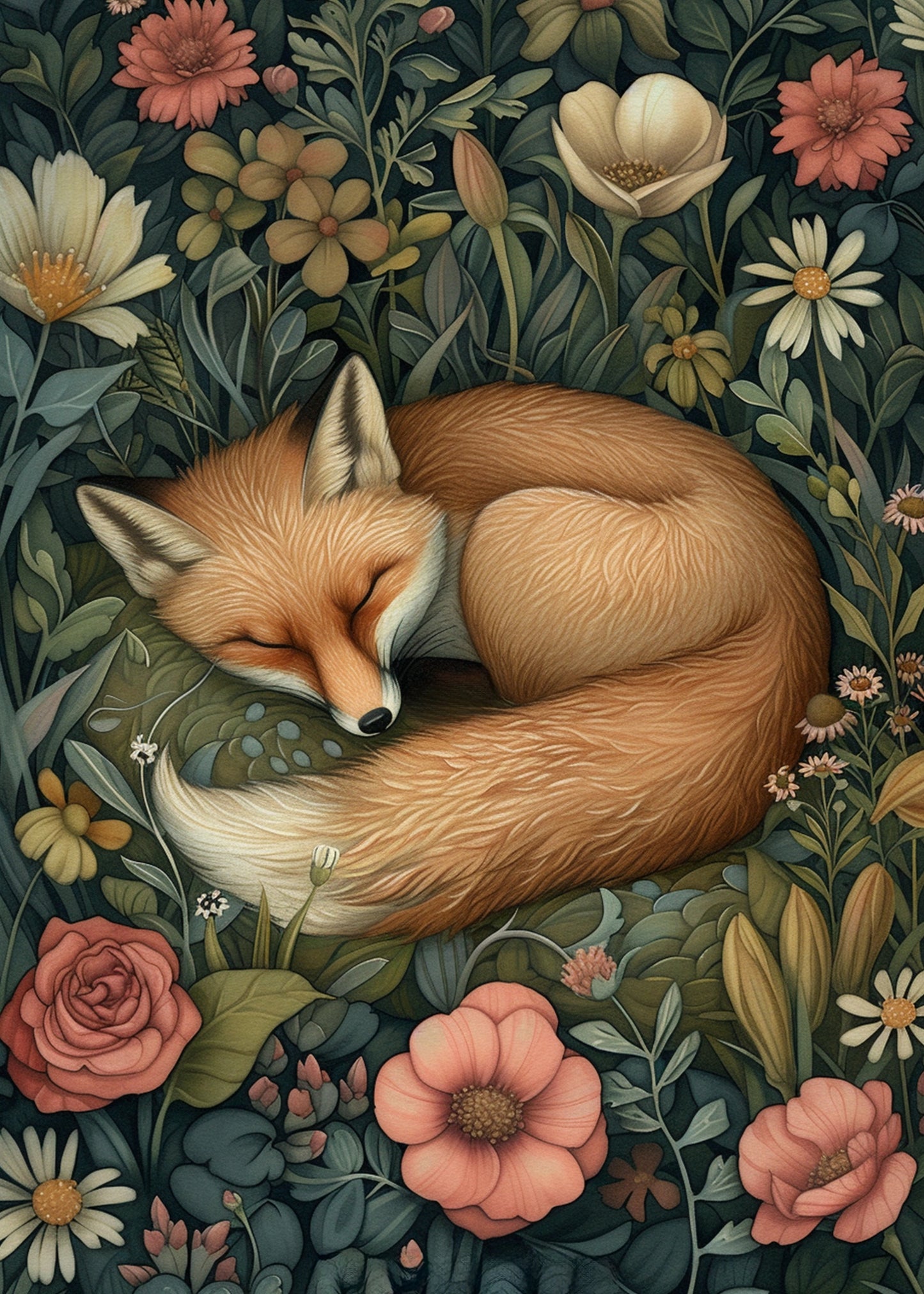 Sweet dreams fox A6 card