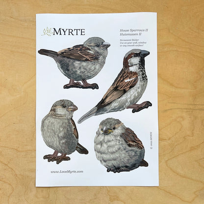 Muursticker huismussen