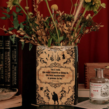 Large Sherlock Holmes book vase