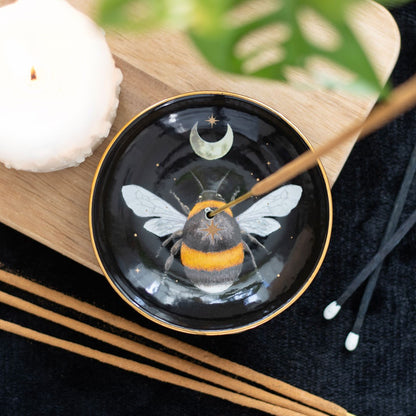 Forest bee incense holder
