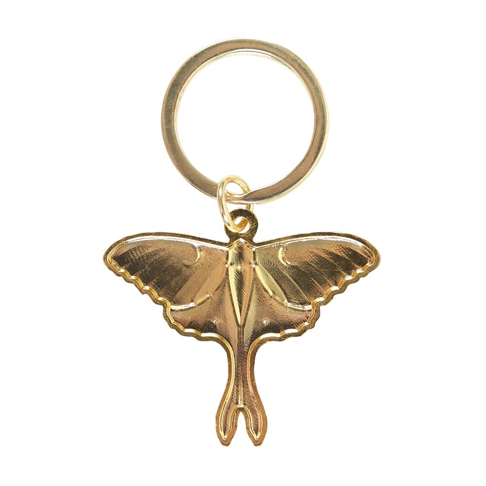Luna moth keychain