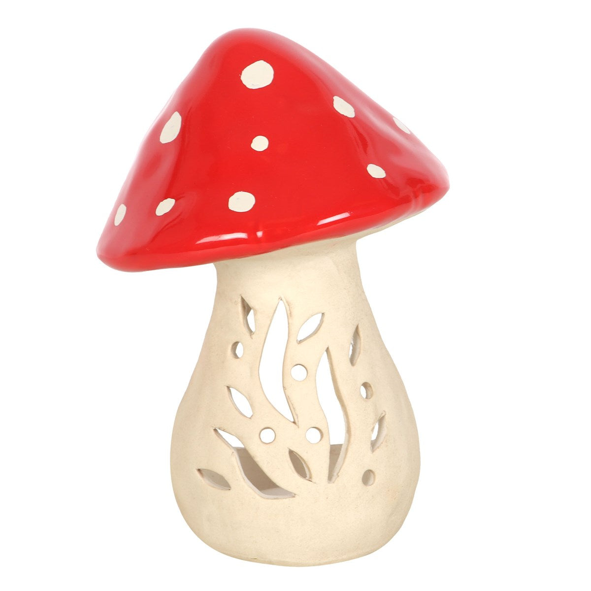 Ceramic mushroom tea light holder 
