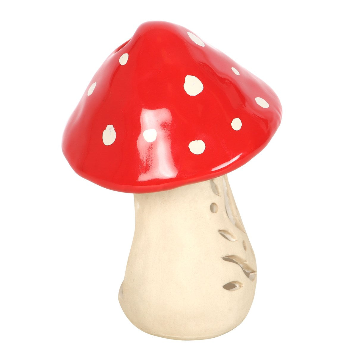 Ceramic mushroom tea light holder 