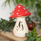 Ceramic mushroom tea light holder 