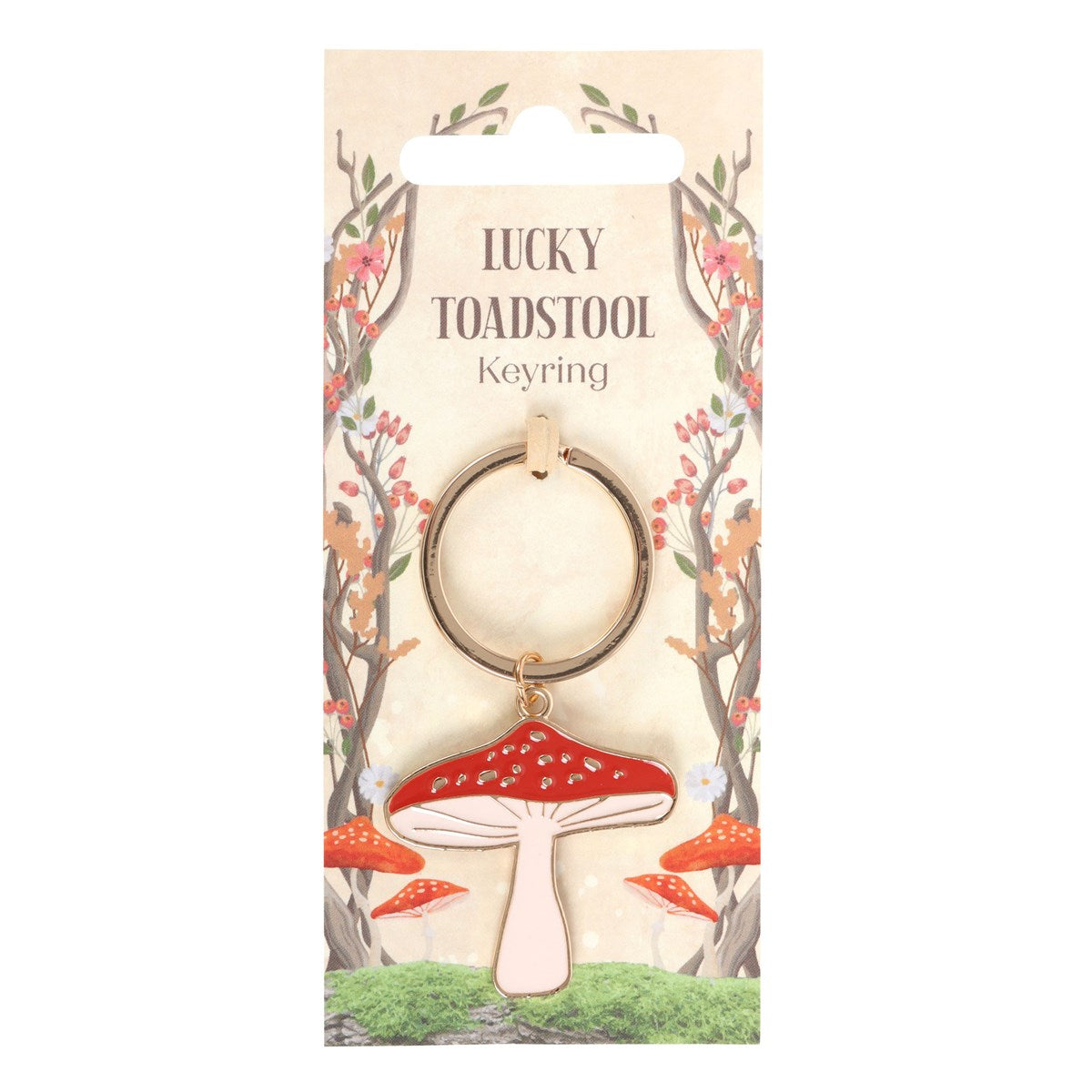 Lucky mushroom keychain