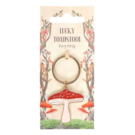 Lucky mushroom keychain