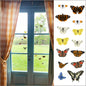 Double-sided window sticker butterflies