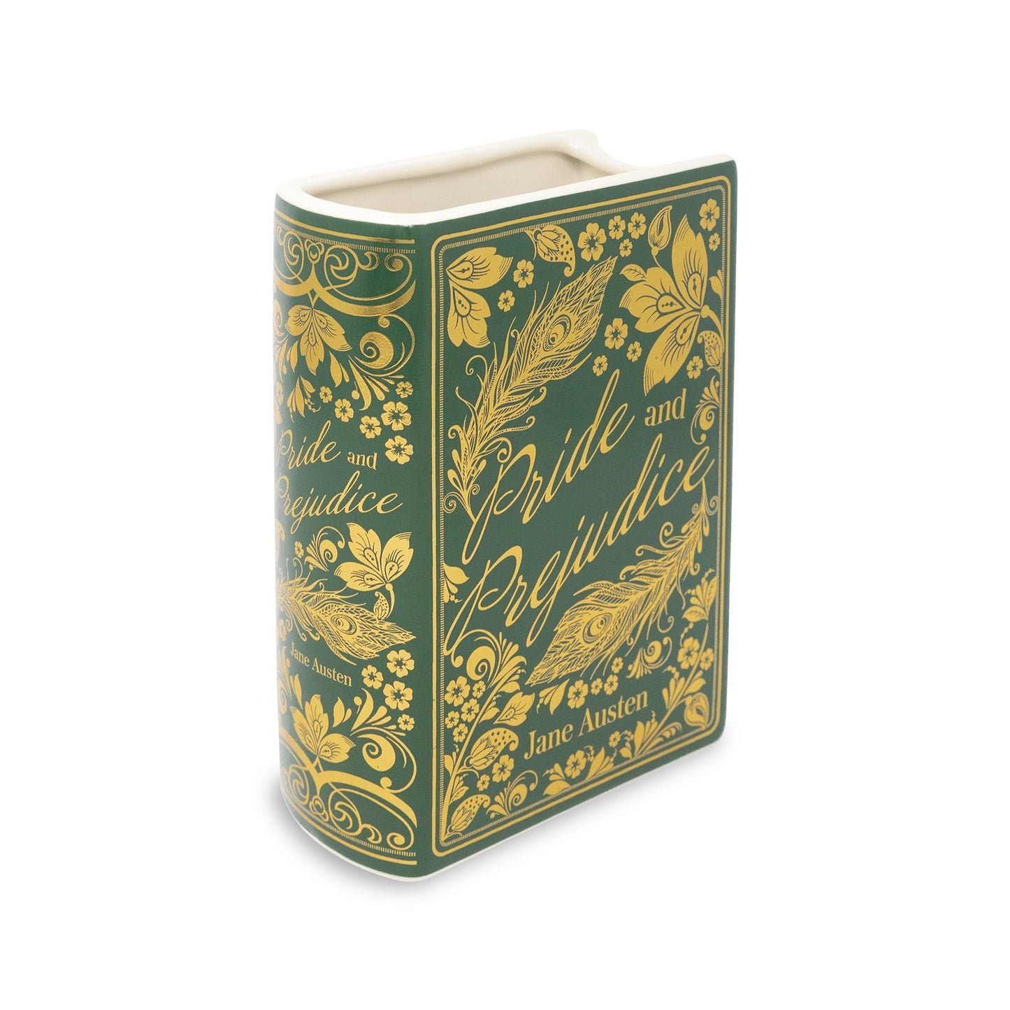 Large book vase Pride and Prejudice