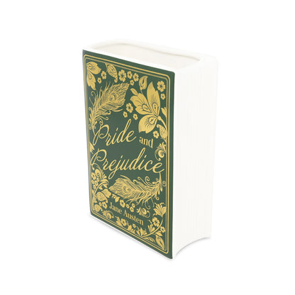 Large book vase Pride and Prejudice