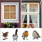 Dubbelzijdige Raamstickers kleine vogels mix