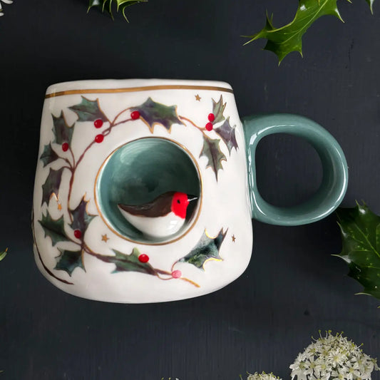 Secret Garden 3D Robin Mug