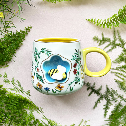Secret garden 3D bee mug