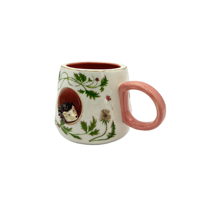 Secret garden 3D hedgehog mug