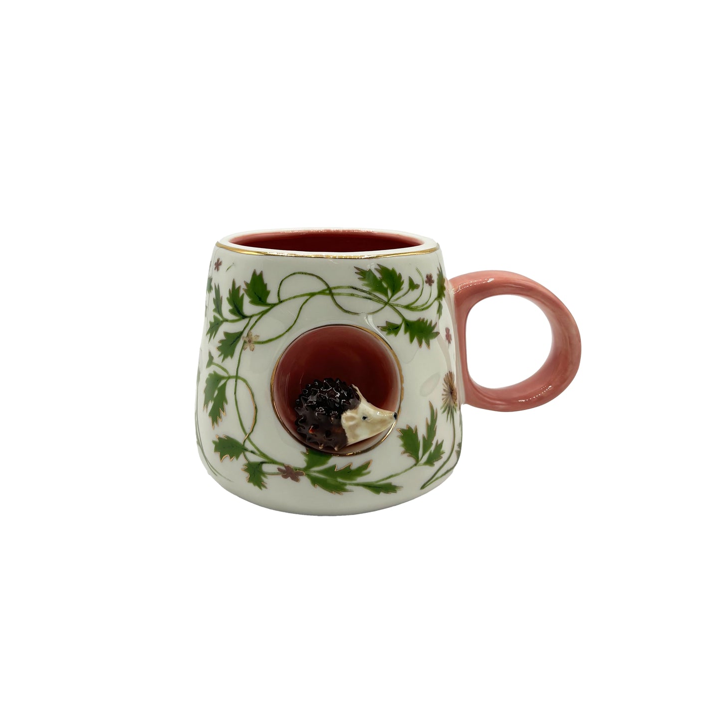 Secret garden 3D hedgehog mug
