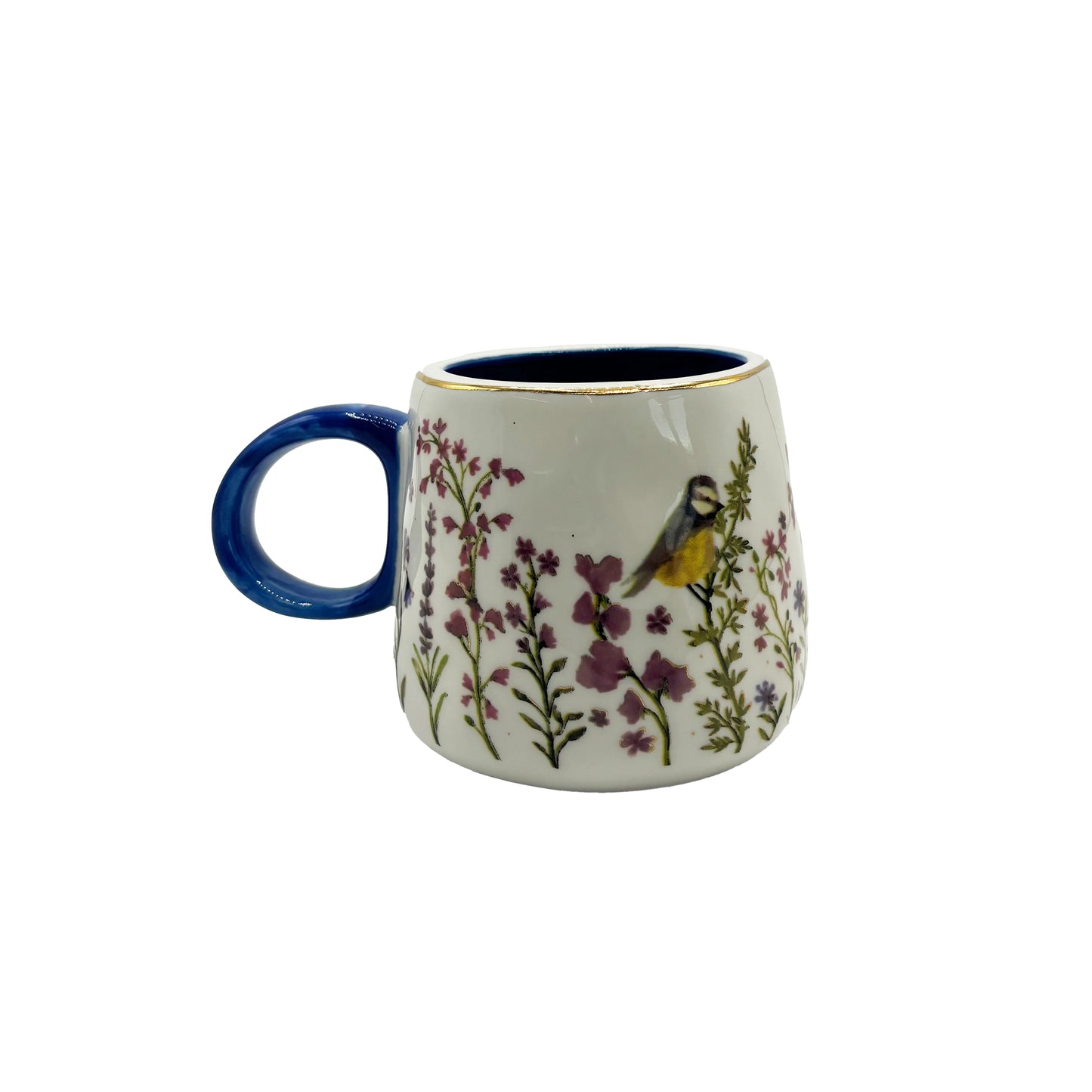 Secret garden 3D blue tit mug