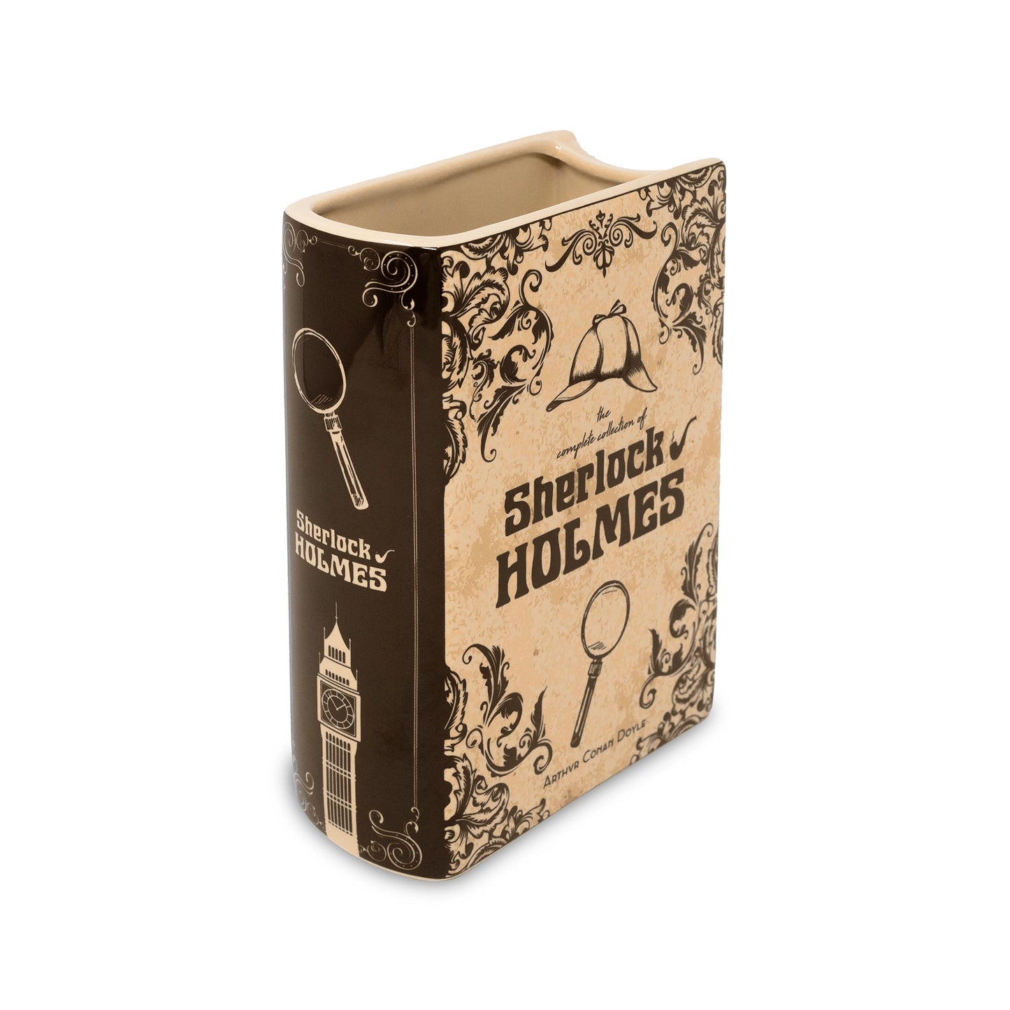 Large Sherlock Holmes book vase