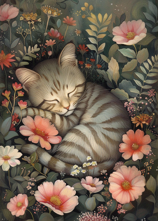 Sweet dreams cat A6 card