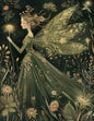 Woodland fairies Stella A6 card